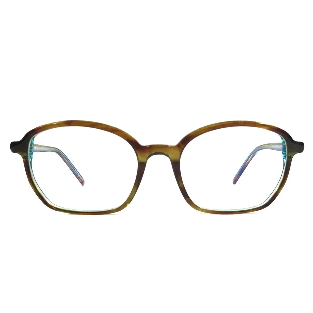 Tom Davies Eyeglasses Frames TD749 Col. 1596 Brown Tortoise on Blue 51-18-140